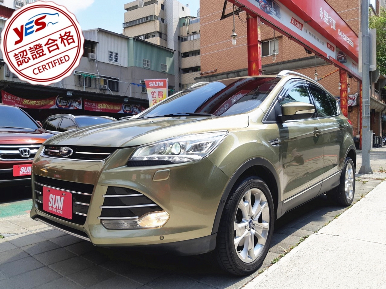 正16 福特休旅 KUGA 頂級版 4WD｜車道偏離 盲點 停車輔助 全景天窗