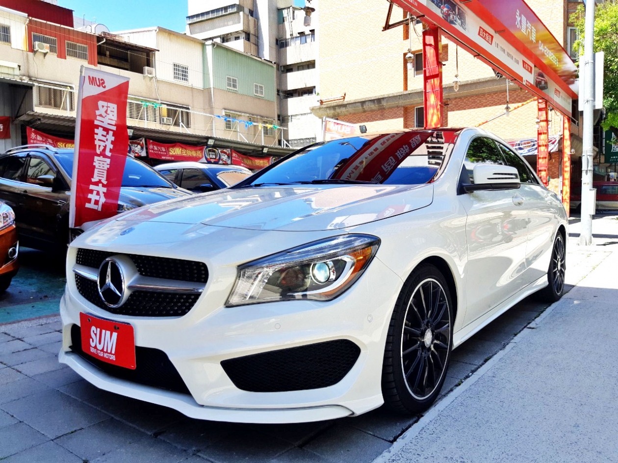 14 CLA250 AMG 15年式 全景天窗 導航 倒車顯影 氣氛燈 原鈑件 認證保固車 可全貸