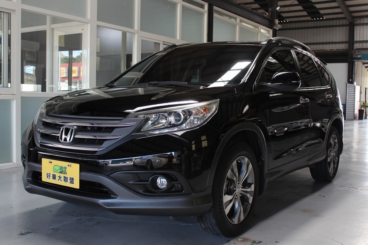 2014年HONDA CR-V 2.4 黑 HID頭燈 天窗  定速 循跡防滑 大空間 新世代休旅