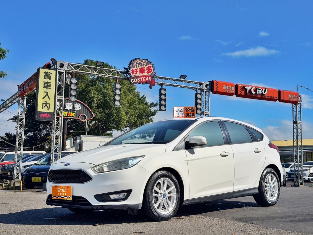 2016 Focus 1.0 跑12萬 定速 倒顯 導航售23.8萬
